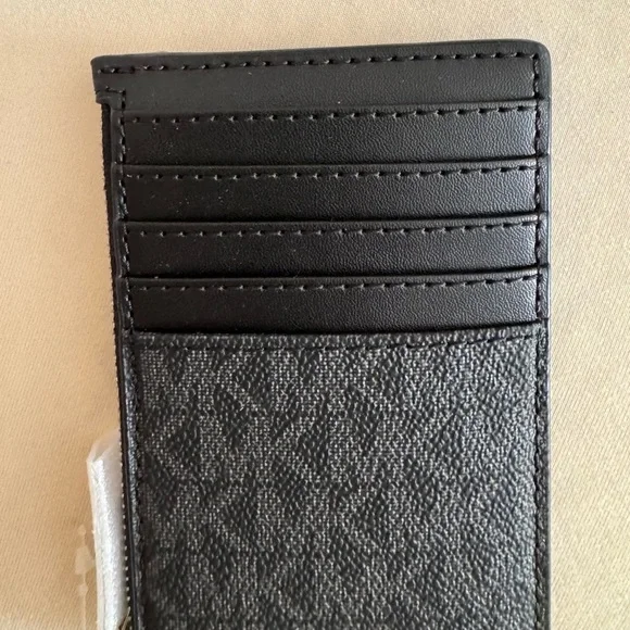 ✨NWT✨Michael Kors Jet Set Black Card Case - Picture 7 of 9